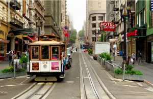 Tram San Francisco en Californie USA